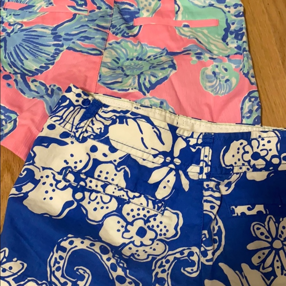 Lilly Pulitzer Shorts Bundle Size 0 - Picture 2 of 4